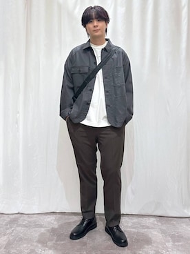 「GLOBAL WORK（グローバルワーク）のアイテム（ブルゾン）」を使った、kazuoさん（メンズ・182cm）の春コーディネート