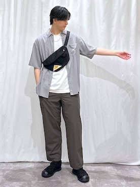 「アイテム（サンダル）」を使った、kazuoさん（メンズ・182cm・20代）の夏コーディネート