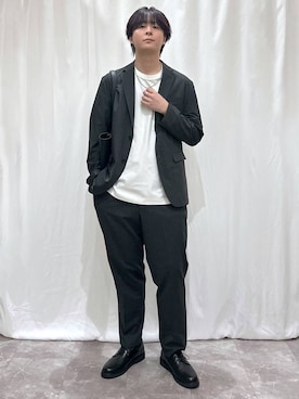 「GLOBAL WORK（グローバルワーク）のアイテム（トップス）」を使った、kazuoさん（メンズ・182cm）の春コーディネート