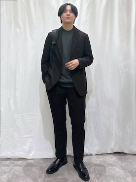 「アイテム（バックパック/リュック）」を使った、kazuoさん（メンズ・182cm）の秋コーディネート