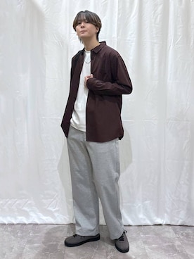 「GLOBAL WORK（グローバルワーク）のアイテム（スニーカー）」を使った、kazuoさん（メンズ・182cm）の秋コーディネート