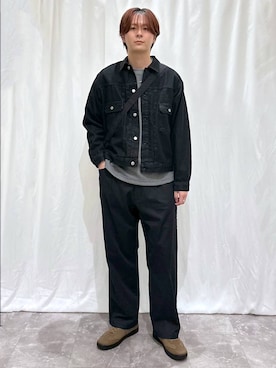 「GLOBAL WORK（グローバルワーク）のアイテム」を使った、kazuoさん（メンズ・182cm）の春コーディネート