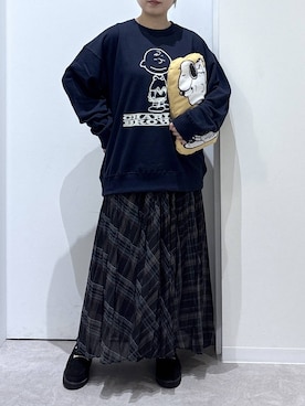 「アイテム（インテリア）」を使った、かとやまさん（レディース・158cm）の秋コーディネート
