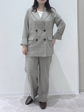 「GLOBAL WORK（グローバルワーク）のアイテム（ジャケット/アウター）」を使った、かとやまさん（レディース・158cm）の春コーディネート