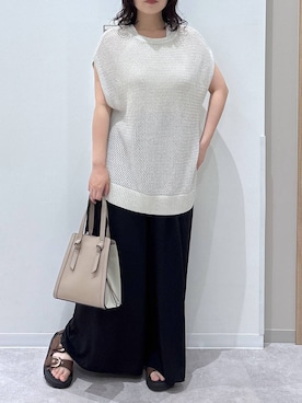 「アイテム（ショルダーバッグ）」を使った、かとやまさん（レディース・158cm・30代）の夏コーディネート