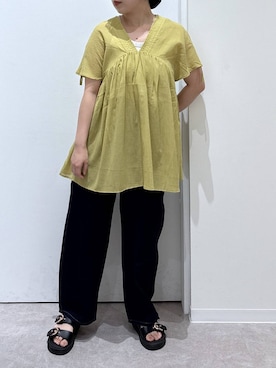 「リラックス」｜かとやまさん（レディース・158cm）の夏コーディネート