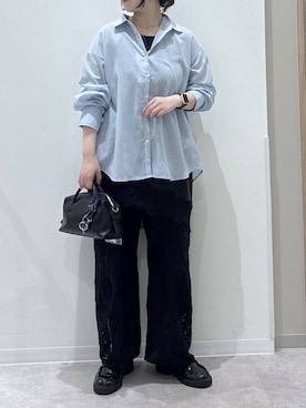 「リラックス」｜かとやまさん（レディース・158cm）の春コーディネート