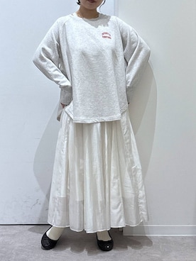 「アイテム（バレエシューズ）」を使った、かとやまさん（レディース・158cm・30代）の秋コーディネート