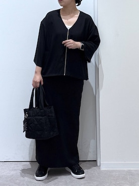 「アイテム（ワンピース/ドレス）」を使った、かとやまさん（レディース・158cm・30代）の秋コーディネート