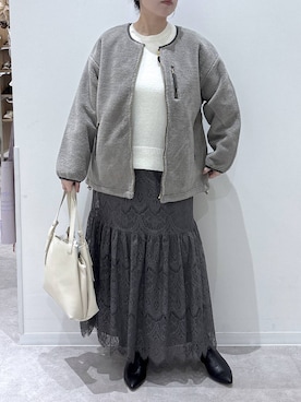 かとやまさん（レディース・158cm）の冬コーディネート