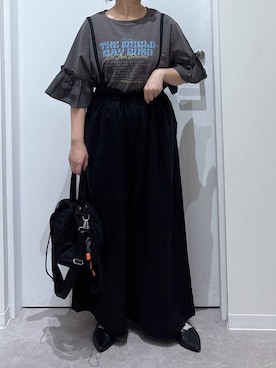 「アイテム（ハンドバッグ）」を使った、かとやまさん（レディース・158cm・30代）の夏コーディネート