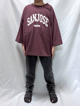 「アイテム（トップス）」を使った、かとやまさん（キッズ・119cm・30代）の夏コーディネート