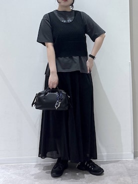 「リラックス」｜かとやまさん（レディース・158cm）の春コーディネート