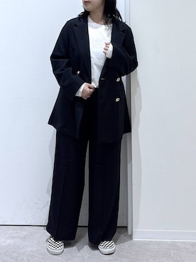「アイテム（ジャケット/アウター）」を使った、かとやまさん（レディース・158cm・30代）の秋コーディネート