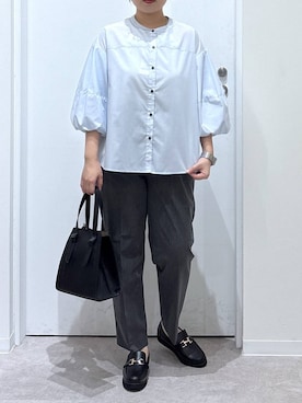 「ローファー」｜かとやまさん（レディース・158cm・30代）の夏コーディネート