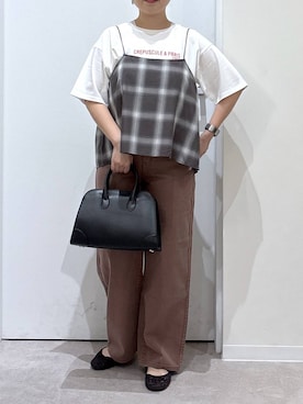 「アイテム（キャミソール）」を使った、かとやまさん（レディース・158cm・30代）の夏コーディネート