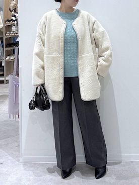 「アイテム（ハンドバッグ）」を使った、かとやまさん（レディース・158cm・30代）の冬コーディネート