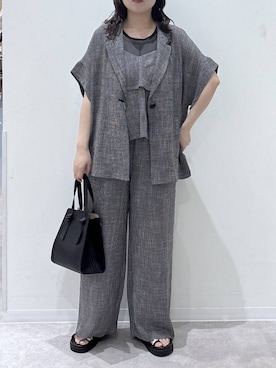 かとやまさん(レディース・158cm)の春コーディネート