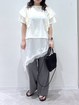 かとやまさん（レディース・158cm）の夏コーディネート