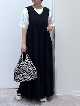 「アイテム（ワンピース/ドレス）」を使った、かとやまさん（レディース・158cm・30代）の夏コーディネート