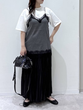 「GLOBAL WORK（グローバルワーク）のアイテム（バッグ）」を使った、かとやまさん（レディース・158cm）の夏コーディネート