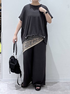 「GLOBAL WORK（グローバルワーク）のアイテム」を使った、かとやまさん（レディース・158cm）の夏コーディネート