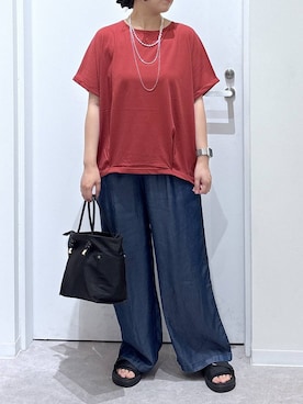 「アイテム（パンツ）」を使った、かとやまさん（レディース・158cm・30代）の夏コーディネート