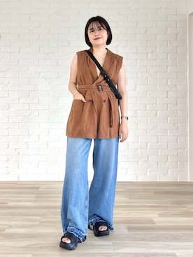 manaさん（レディース・158cm）の夏コーディネート