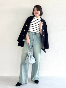 「アイテム（パンプス）」を使った、まなさん（レディース・158cm・20代）の春コーディネート