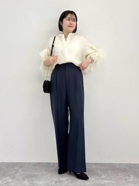 manaさん（レディース・158cm）の冬コーディネート