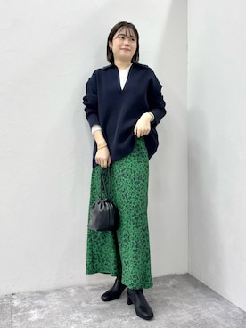 manaさん（レディース・158cm）の冬コーディネート