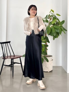 manaさん（レディース・158cm）の秋コーディネート