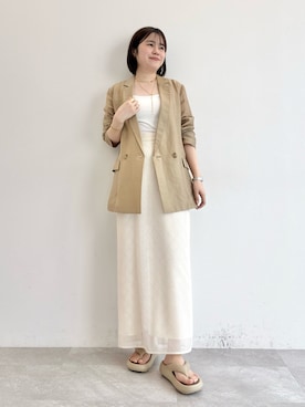 manaさん(レディース・158cm)の春コーディネート