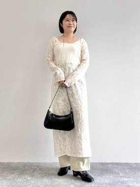manaさん（レディース・158cm）の冬コーディネート