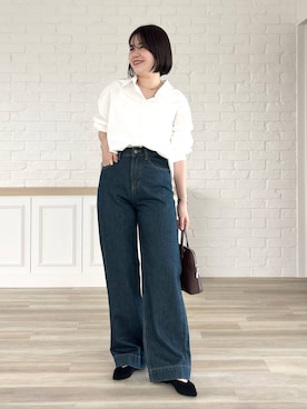 「アイテム（パンプス）」を使った、まなさん（レディース・158cm・20代）の春コーディネート