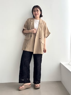 manaさん（レディース・158cm）の春コーディネート