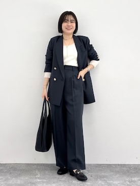 manaさん（レディース・158cm）の冬コーディネート