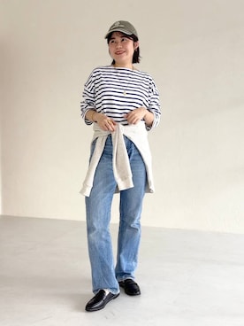 「WA ORiental TRaffic（ダブルエーオリエンタルトラフィック）のアイテム」を使った、manaさん（レディース・158cm）の春コーディネート