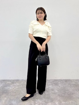 「31 Sons de mode（トランテアン　ソン　ドゥ　モード）のアイテム」を使った、manaさん（レディース・158cm）の夏コーディネート