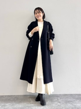 「ORiental TRaffic（オリエンタルトラフィック）のアイテム（ブーツ）」を使った、manaさん（レディース・158cm）の秋コーディネート