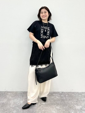 「31 Sons de mode（トランテアン　ソン　ドゥ　モード）のアイテム」を使った、manaさん（レディース・158cm）の夏コーディネート