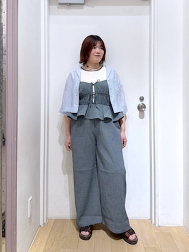 ももみんさん（レディース・161cm）の春コーディネート
