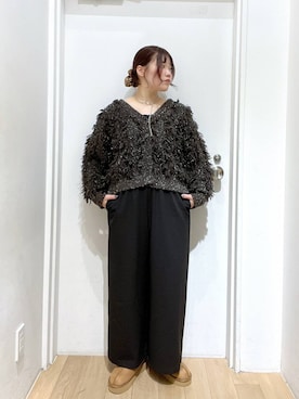 「デート/ロマンティック」｜「アイテム（その他シューズ）」を使った、ももみんさん（レディース・161cm）の秋コーディネート