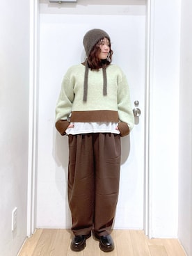 ももみんさん（レディース・161cm）の冬コーディネート