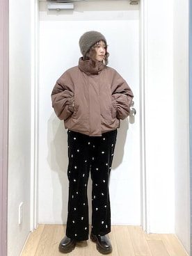 「アイテム（その他アウター）」を使った、ももみんさん（レディース・161cm・20代）の冬コーディネート