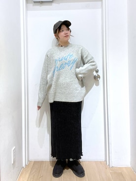 「デート/ロマンティック」｜「アイテム（その他シューズ）」を使った、ももみんさん（レディース・161cm）の秋コーディネート