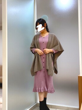 ポンチョを使った ワンピース の人気ファッションコーディネート Wear ポンチョを使った ワンピース の人気ファッションコーディネート Wear