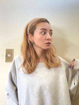 「アイテム（カチューシャ）」を使った、natsum1991さん（レディース・162cm・20代）の冬コーディネート