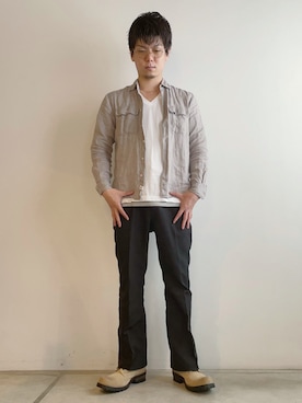 「Hanes」｜「アイテム（アクセサリー）」を使った、tatsuokikimuraさん（メンズ・170cm）の秋コーディネート