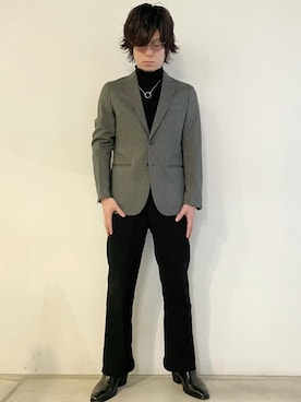 「Blue Standard （ブルースタンダード）のアイテム」を使った、tatsuokikimuraさん（メンズ・170cm）の冬コーディネート